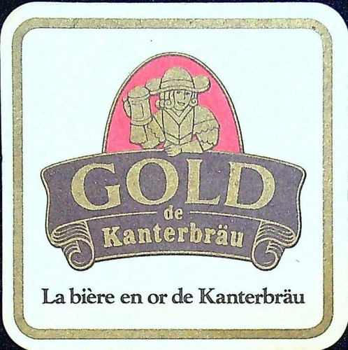 Sous bock kanterbräu gold - -,
