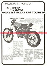 Publicité 1er Trophée MONTESA 125 Cappra VB - HONDA TL 125 Advertising #00332