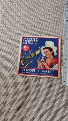 étiquette ancienne carré - Étiquette,