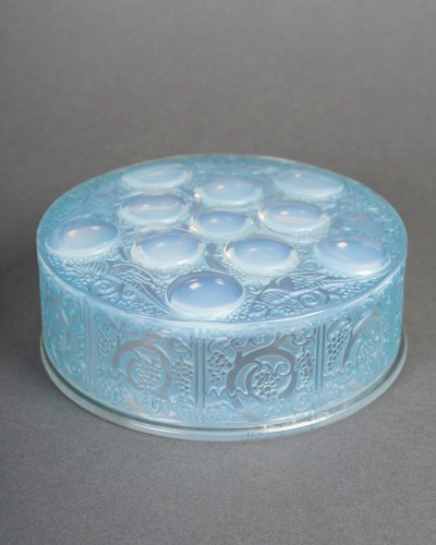 Boite roger verre opalescent - verre,