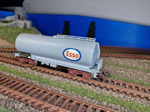 Wagon citerne bogies esso - a,