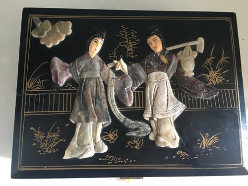 Boîte bijoux chinoise - boîte, à
