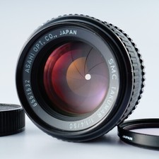 Ex + 5 Pentax Smc Takumar 50mm F/1.4 Mf Standard Objectif Pour M42 W/ Filtre De