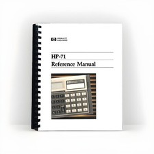 Reference manual for Hewlett