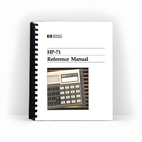 Reference manual for - , hewlett
