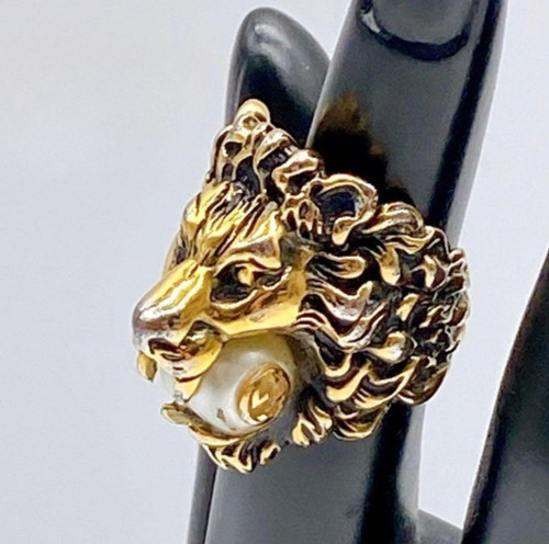 Bague gucci tête - bague, lion