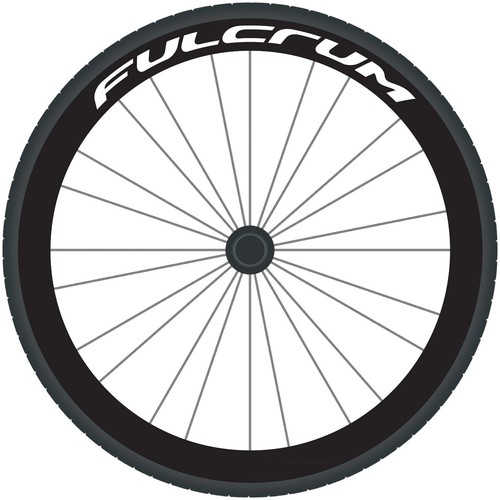 Fulcrum sticker vinyl - 4x,