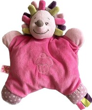 DOUDOU COUSSIN NATTOU HERISSON Grelot ROSE VIOLET VERT CUPCAKE GATEAU TBE