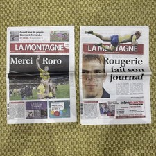 Journal La Montagne Mai 2018 Aurelien Rougerie ASM Rugby Lot De 2 Journaux