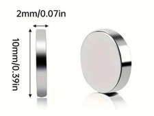 5 aimants néodyme, aimants Néodyme 10 mm x 2 mm . aimant très puissant .