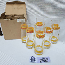 6 Verres Tube à Gin GORDON'S