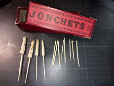 Ancien jeu de Jonchets incomplet - ELD - XXème - scotch sur la boite d'origi