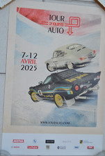 Affiche Originale Tour De France Automobile 2025 signature B Darniche 40x60 cm