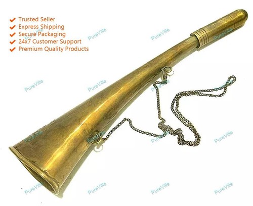 Bugle brass bigul old - brass, (big)