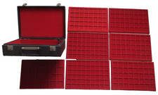 Boîte À Monnaie Noire Environ 360 Mm X 240 Mm X 100 Mm Avec 7 Tableaux