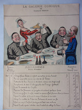 La Galerie Comique de Gustave Frison  : " Moulasinges "   fin XIXe