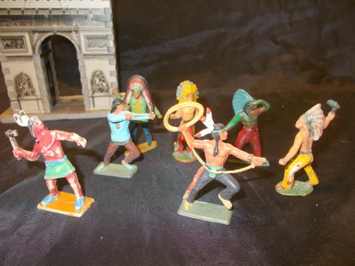 Figurines starlux indiens - figurines,
