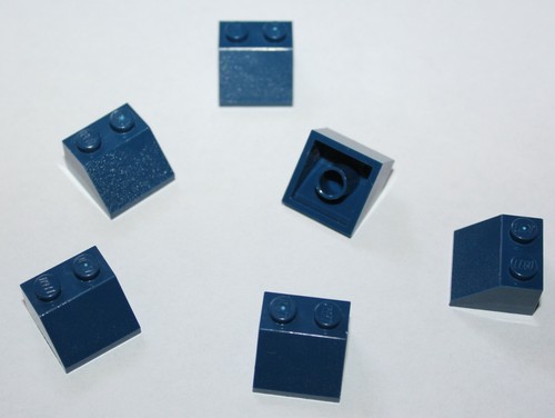Lego navyblue slope ref - lego,