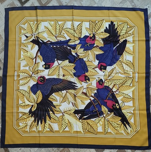 Foulard carré hermes - carré, "les