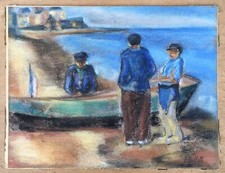 Dessin Ancien Pastel Art Déco