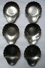 Lot 6 anciens vide poche cendriers beurriers Air France Wiskemann forme coquille