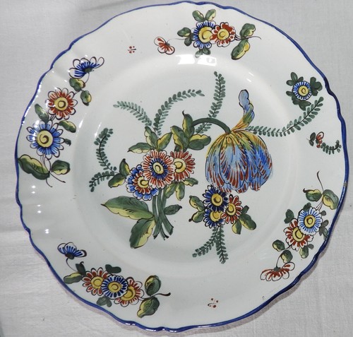 Assiette faïence del - assiette,