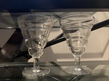 RARE LOT 2 SUPERBES VERRES ANCIENS GRAVÉS JOKER JUS DE FRUITS VINTAGE ⭐️⭐️⭐️⭐️⭐️