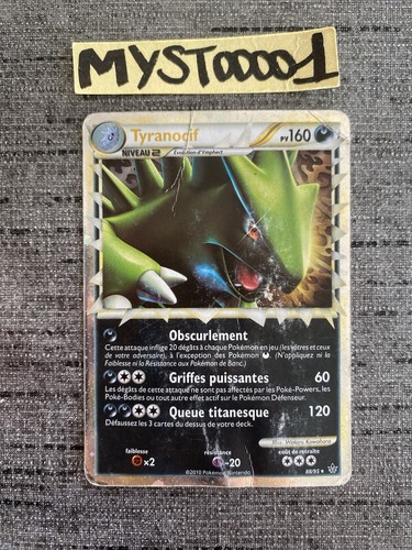 Carte pokemon tyranocif prime - carte,