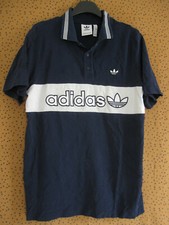 Polo Adidas Trefoil vintage Coton Jersey Manche courte style vintage - M