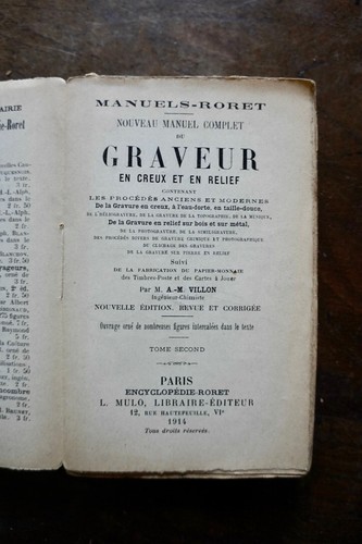 Manuel graveur creux et - manuel,