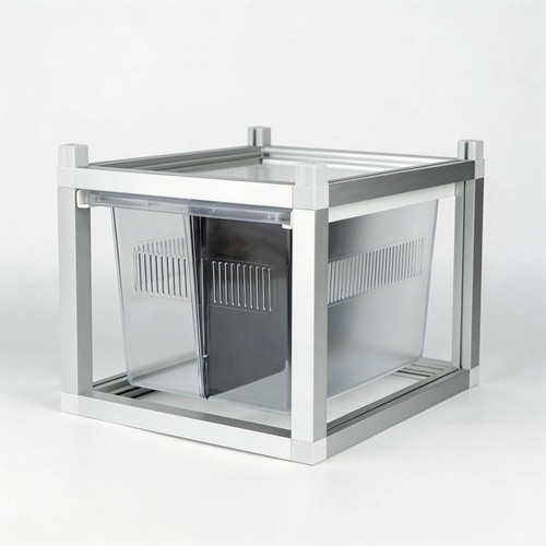 Stackable reptile rack system - rack,