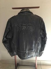 BLOUSON MOTO CUIR REDSKINS NORTON NOIR TAILLE XL