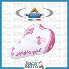 Selle Vélo Junior Bébé Fille Vélo Cyclisme Couleur Rose Fuchsia Blanc 16 " 20