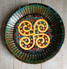 Ancienne Assiette En Faïence HB Quimper Quillivic