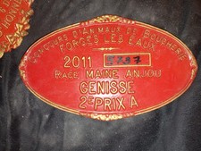 Plaque concours animaux - concours, de