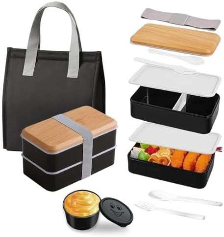Boîte bento 1400ml - boîte, sac
