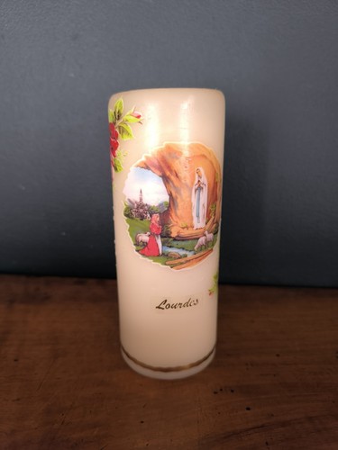 Ancienne bougie lourdes - bougie,