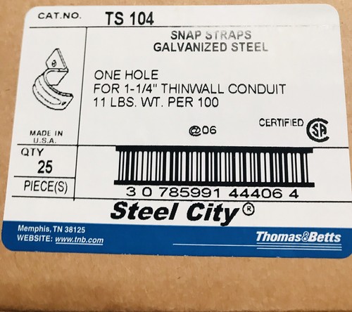 104 one hole - ts, 1-1/4"