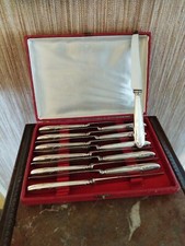 12 Couteaux à Entremets Style Louis XV Métal Argenté