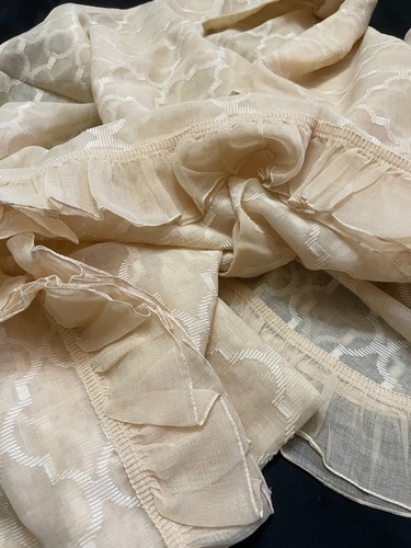 Rideau ancien voile coton x - ancien,