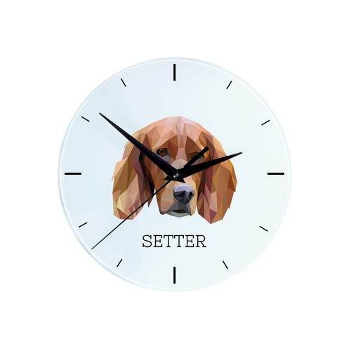 Setter anglais horloge