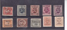 BELGIQUE lot 10 timbres