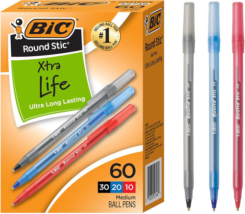 Round stic xtra life assorted - round,