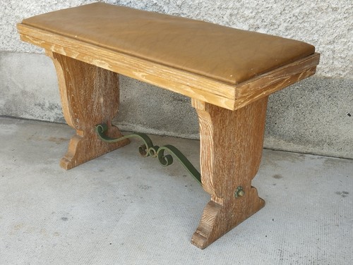 Banc art deco jean charles - banc,