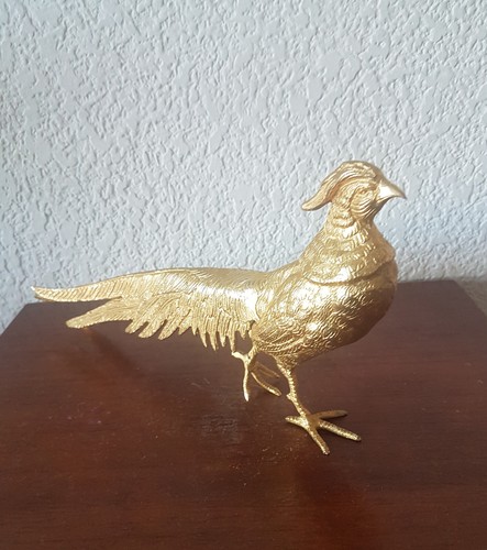 Faisan selency bronze - selency, bronze-doré