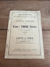 catalogue brochure ancien N108