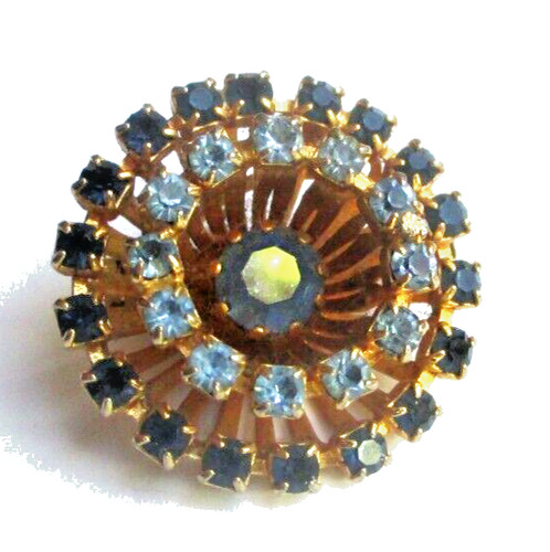 Magnifique broche plaqué - , or