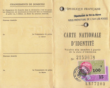 VIEUX PAPIER FISCAUX SUR