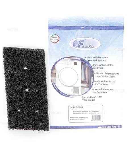 Filtre mousse sèche - , linge