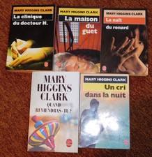 Lot de 5 thrillers de Mary
